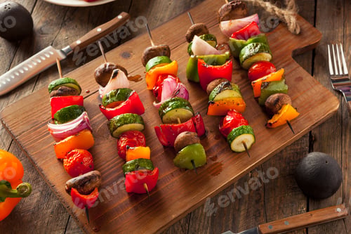Preview: Organic Homemade Vegetable Shish Kababs