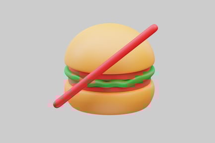 Preview: Hamburger with chopsticks