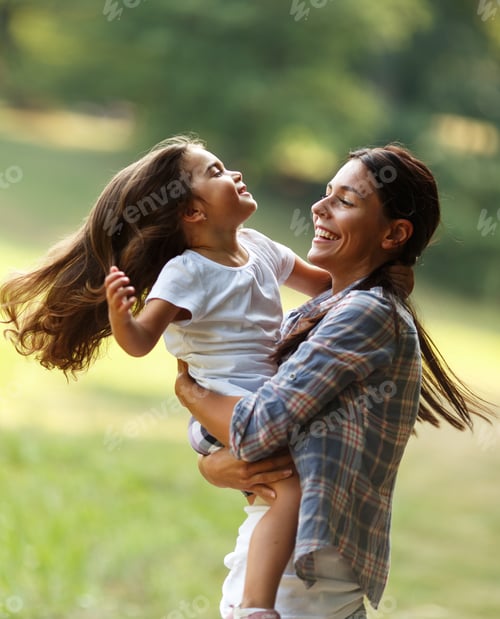 Preview: Mother and daughter at the park