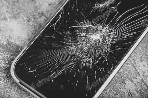 Preview: Smartphone with cracked screen