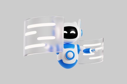 Preview: Sophisticated Automaton with Glass in Hand: A Modern Addition for Your Projects