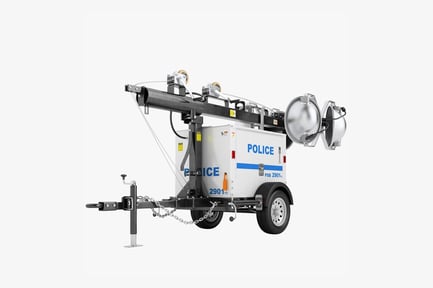 Preview: Mobile Police Light Tower Trailer