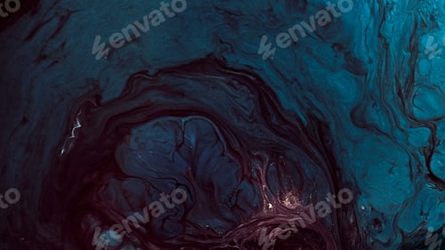 Preview: Abstract grunge blue watercolor patterned background illustration