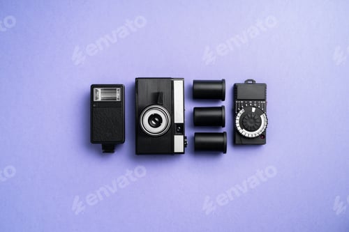 Preview: Analog camera and accessories