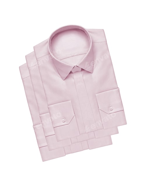 Preview: Folded Stack of Classic Pink Dress Shirts