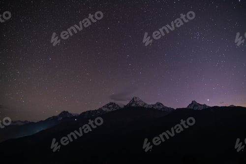 Preview: Majestic mountain peak in the golden hours.