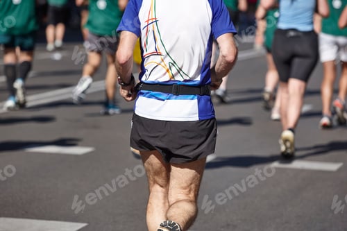 Preview: Runners on the street. Healthy lifestyle. Jogging exercise. Athletics