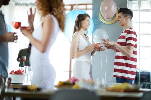 Preview: Talking at party