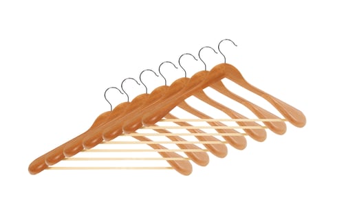 Preview: wooden hanger set