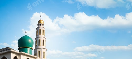Preview: Mosque Arab Muslim Building Greeting Mubarak Islam Ramadan