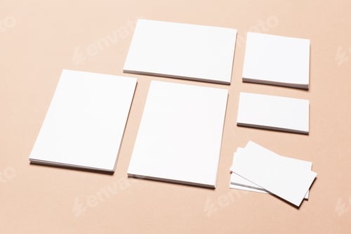 Preview: Mock up on beige background