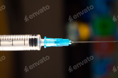 Preview: Close up studio shot of syringes