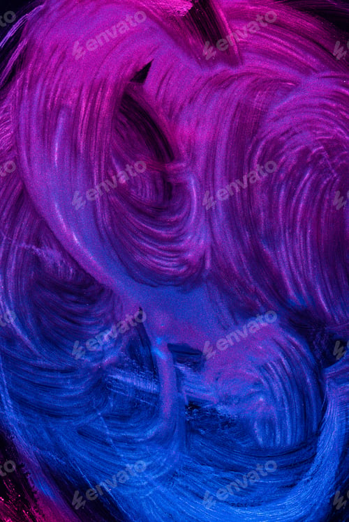 Preview: Smears of neon paint