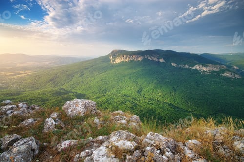Preview: Mountain landscape.