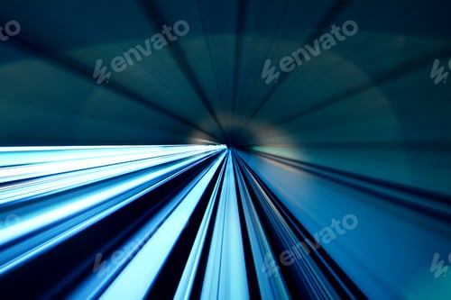 Preview: Train moving in Tunnel
