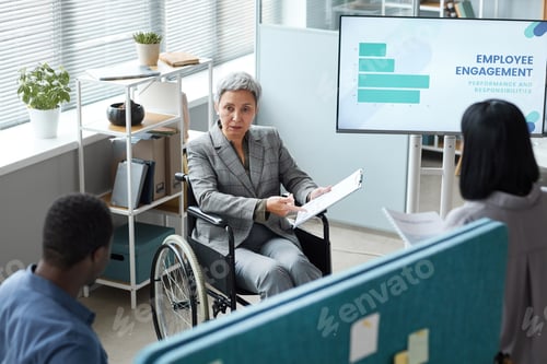 Preview: Senior manager with disability