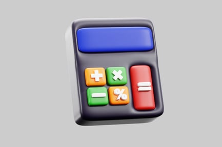 Preview: Colorful financial calculator