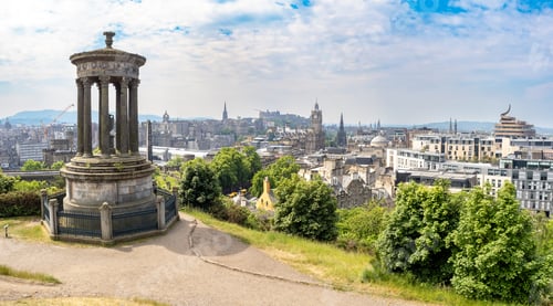 Preview: Dugald Stewart Monument and Edimburgh city views