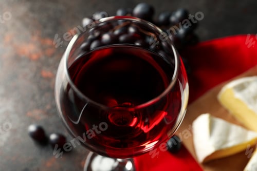 Preview: Concept of delicious alcohol drink, wine, close up