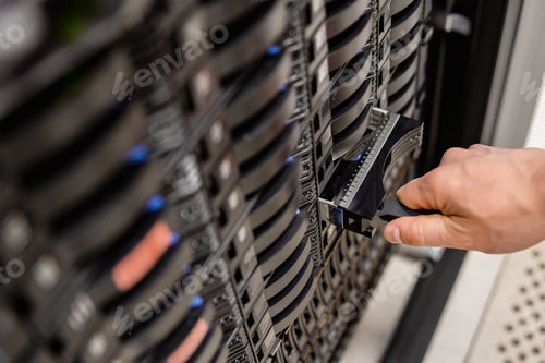 Preview: IT Professional Removing Server Drive In San