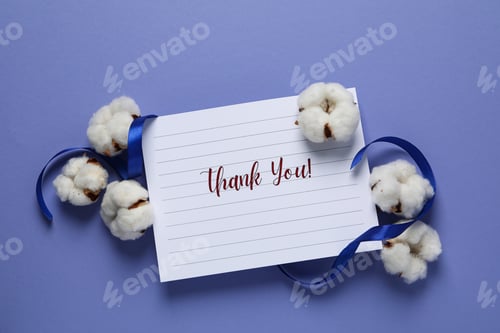 Preview: Words of gratitude, gratitude concept, text Thank you