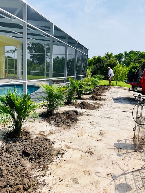 Preview: Landscaping for a new home.