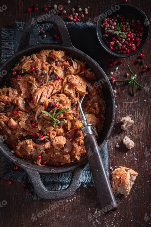 Preview: Homemade and tasty stew as a traditional Polish dish.