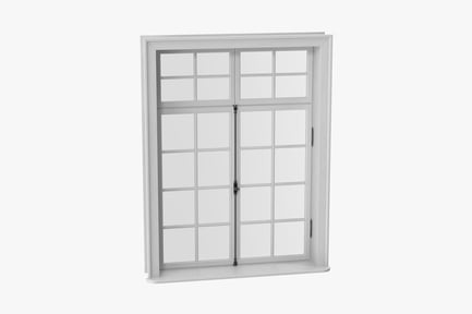 Preview: Classic Georgian Sash Window - Closed