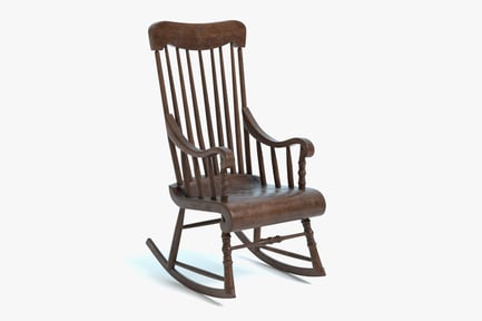 Preview: Vintage Wooden Rocking Chair