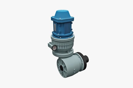 Preview: Centrifugal pump with dome motor and pressure gauge