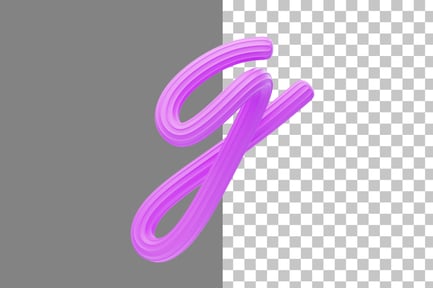 Preview: Creamy G 3D Icon