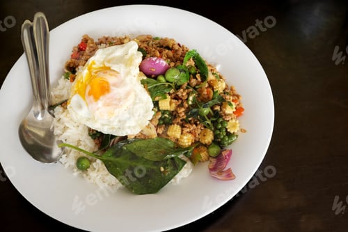 Preview: Rice Topped With Stir Fried Minced Pork
