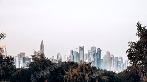 Preview: Panoramic view at Doha skyline