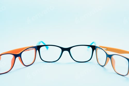 Preview: spectacles isolated on white background