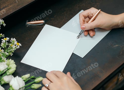Preview: Florist greeting card