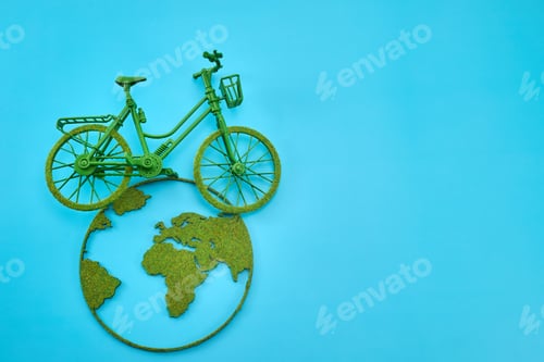 Preview: World Bicycle Day. Eco-friendly Travel Concept