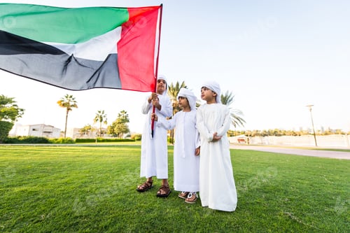 Preview: Group of middle eastern kids in Dubai
