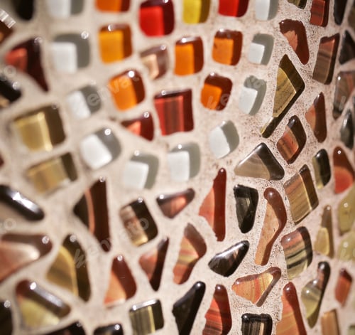 Preview: Colored Glass Mosaic Background Image