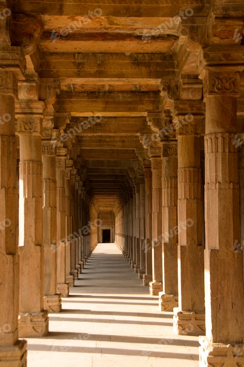Preview: Ashrafi Mahal and Jama Masjid Mosque in Mandu, Madhya Pradesh, India