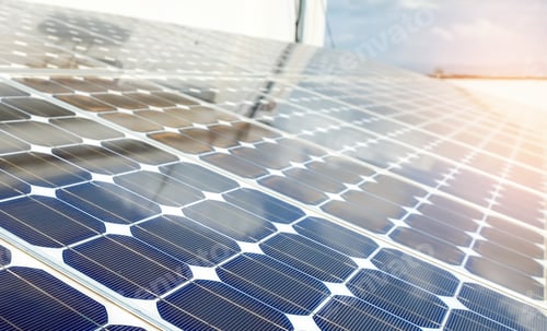 Preview: Solar cell panel installation for renewable energy.