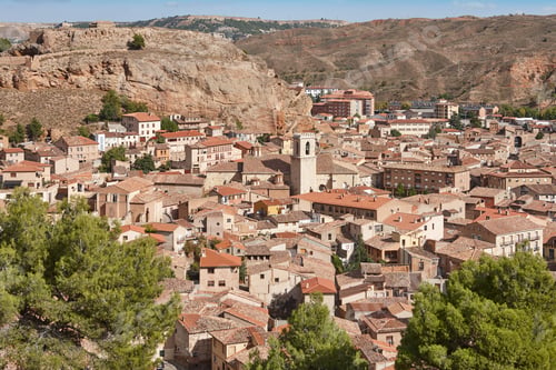 Preview: Medieval historic town of Daroca, Zaragoza. Aragon, Spain