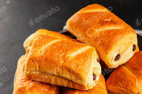 Preview: Chocolate bun pain au chocolate sweet pastry dessert food preparation tasty snack