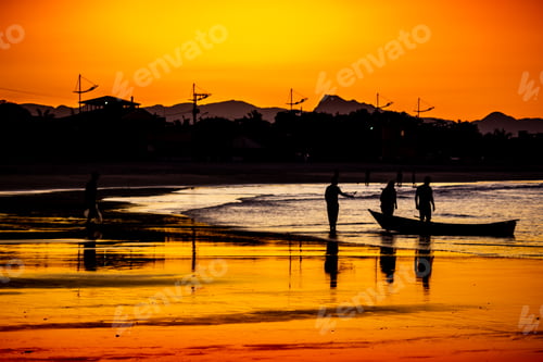Preview: sunset at the beach