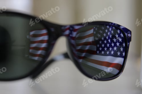 Preview: Sunglasses with American flag