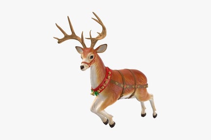 Preview: Festive Reindeer with Harness and Bells