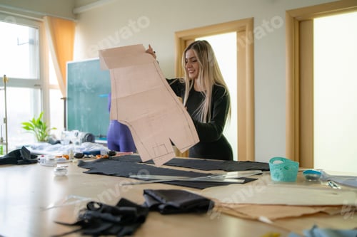 Preview: A skilled tailor is focused on her work