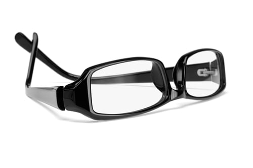 Preview: Black plastic frame spectacles