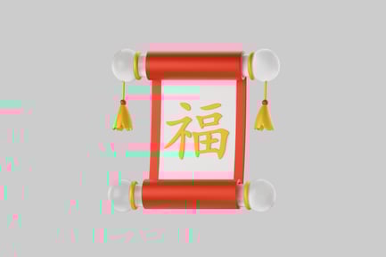 Preview: Chinese new year scroll fortune