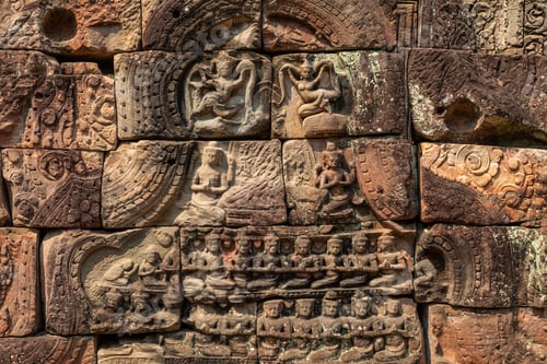 Preview: Ruins of ancient Khmer temple in Siem Reap, Cambodia
