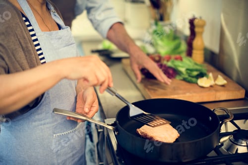 Preview: Cooking Senior Couple Togetherness Concept